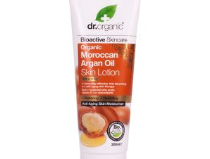 Dr Organic Moroccan Argan Oil Skin Lotion Ενυδατικό Γαλάκτωμα Σώματος με Βιολογικό Έλαιο Αργκάν 200ml