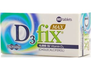 Uni-Pharma Vitamin D3 Fix Max 4000 IU 60 tabs