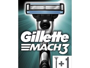 Gillette Mach 3 Ξυριστική Μηχανή Πιο Βαθύ Ξύρισμα Χωρίς Κοκκινίλες 1 Μηχανή & 2 Ανταλλακτικά