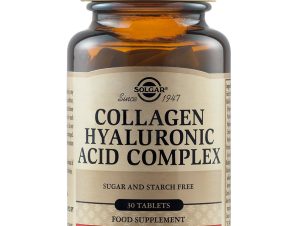 Solgar Collagen Hyaluronic Acid Complex Συμπλήρωμα Διατροφής Κολλαγόνου & Υαλουρονικού Οξέως 30tabs