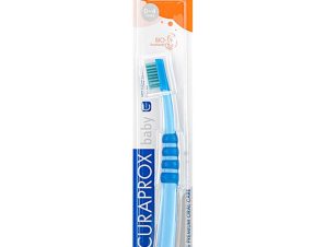 Curaprox Baby CK 4260 Ultra Soft Πολύ Μαλακή Παιδική Οδοντόβουρτσα 1 Τεμάχιο – Γαλάζιο / Πράσινο