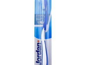 Jordan Clean Between Toothbrush Soft 0.01mm Μαλακή Οδοντόβουρτσα για Βαθύ Καθαρισμό με Εξαιρετικά Λεπτές Ίνες 1 Τεμάχιο, Κωδ 310036 – Μπλε