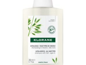 Klorane Extra-Doux Shampooing au Lait d’ Avoine Σαμπουάν με Βρώμη για Έξτρα Απαλότητα & Προστασία – 200ml