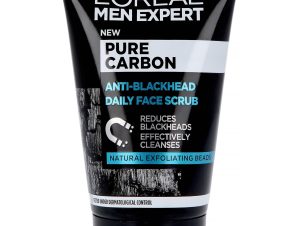 L’oreal Paris Men Expert Pure Carbon Anti-Blackhead Daily Face Scrub Ανδρικό Scrub Απολέπισης Προσώπου με Μαύρο Άνθρακα 100ml