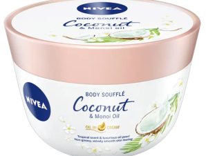 Nivea Body Souffle with Coconut & Monoi Oil Ενυδατική Κρέμα Σώματος με Λάδι Monoi & Άρωμα Καρύδας 200ml