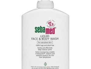 Sebamed Liquid Face & Body Wash Ήπιος Καθαρισμός Προσώπου & Σώματος Χωρίς Σαπούνι για Ευαίσθητες Επιδερμίδες 300ml