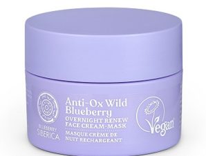 Natura Siberica Anti-OX Wild Blueberry Overnight Renewing Face Cream-Mask Κρεμομάσκα Νυκτός Ανανέωσης, για Όλους τους Τύπους Επιδερμίδας 50ml