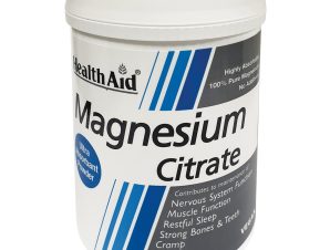 Health Aid Magnesium Citrate Συμπλήρωμα Διατροφής με Μαγνήσιο σε Μορφή Σκόνης 200gr