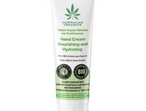 Cannalab Organics Hand Cream Nourishing & Hydrating Κρέμα Χεριών Θρέψης & Ενυδάτωσης 50ml