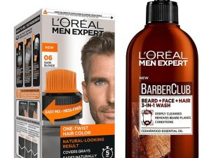 L’oreal Paris Men Expert Πακέτο Προσφοράς Beard, Face & Hair Wash 200ml & One-Twist Hair Colour No 06 Dark Blonde, 50ml