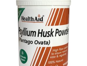 Health Aid Psyllium Husk Fibre Powder Έλεγχο του Βάρους της Χοληστερόλης και Γενικά στην Υγεία του Εντέρου 300g