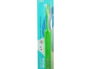 Tepe Select Medium Οδοντόβουρτσα Μέτρια για Εύκολη Πρόσβαση στα Πίσω Δόντια & Αποτελεσματικό Καθαρισμό 1 Τεμάχιο – πράσινο