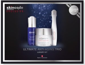 Skincode Ultimate Trio Πακέτο Προσφοράς Anti-Aging Cream 50ml & Power Concentrate Serum 30ml & Eye Lift Power Pen 15ml