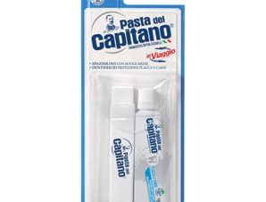 Pasta Del Capitano Travel Kit Plaque and Cavities Toothpaste 25ml & Toothbrush