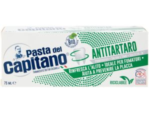 Pasta Del Capitano Antitartaro Οδοντόκρεμα Κατά της Οδοντικής Πέτρας με Γεύση Μέντα 75ml