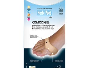 Herbi Feet Comodigel Elastic Gel Tight Strap Προστατευτικό για το Κότσι με Gel 2 Τεμάχια – Small