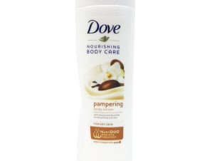Dove Purely Pampering Shea Butter & Vanilla Body Lotion Πλούσιο Ενυδατικό Γαλάκτωμα Σώματος που Θρέφει την Ξηρή Επιδερμίδα 250ml