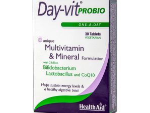 Health Aid Day-Vit Probio 2Billion Probiotic & Coq10 2Δις Προβιοτικών 30tabs