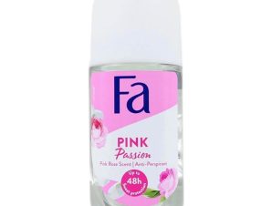 Fa Pink Passion Γυναικείο Αποσμητικό Roll-on 48ωρης Προστασίας, με Άρωμα Ροζ Τριαντάφυλλο 50ml