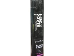 Curaprox Black is White Pack Οδοντόβουρτσα & Tough Whitening Toothpaste Λευκαντική Οδοντόκρεμα 8ml