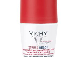 Vichy Deodorant Stress Resist Roll On 72h Εντατική Αποσμητική Φροντίδα 72h Κατά της Έντονης Εφίδρωσης 50ml