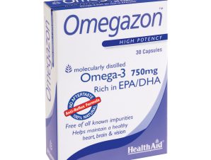 Health Aid Omegazon -Blister 750Mg Νορβηγικά Ιχθυέλαια Διπλής Μοριακής Απόσταξης 30Caps